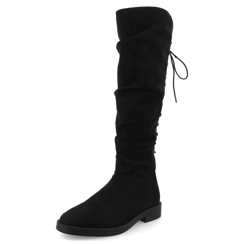 Journee Womens 9 Mirinda Tru Comfort Foam Stretch Knee High Boots Black